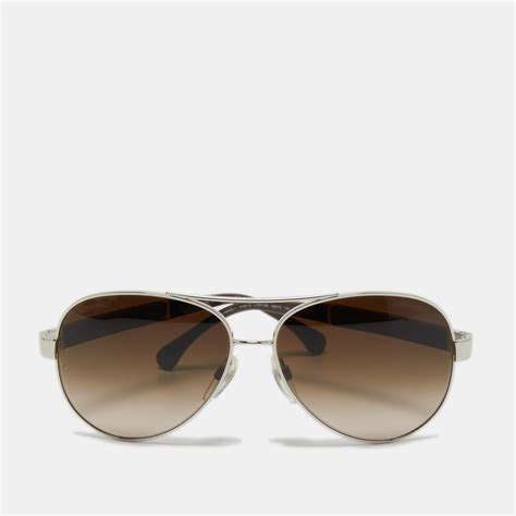 chanel quilted aviator sunglasses